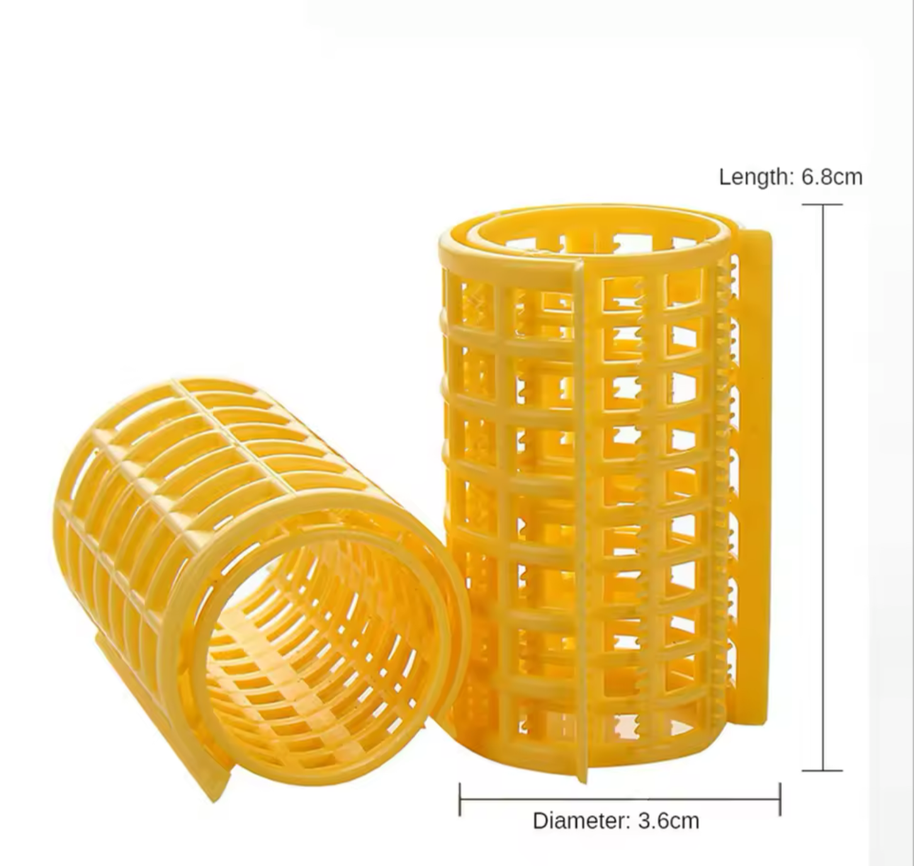 Jumbo size hair rollers for curly hair
