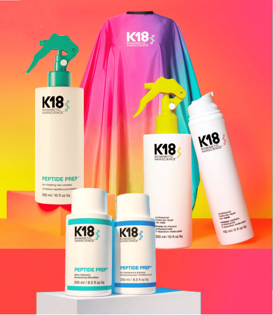 K18 Curly Hair treatment for dry/ Damaged hair(down payment)  تريتمنت K18 للشعر الجاف او التالف (عربون)