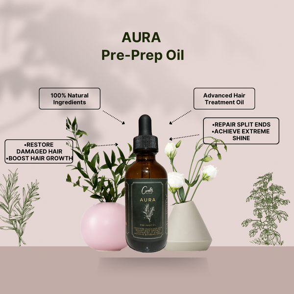 Pre-Prep Oil Treatment for Hair Loss & Damaged Hair  علاج زيت طبيعي لتساقط الشعر و للشعر التالف