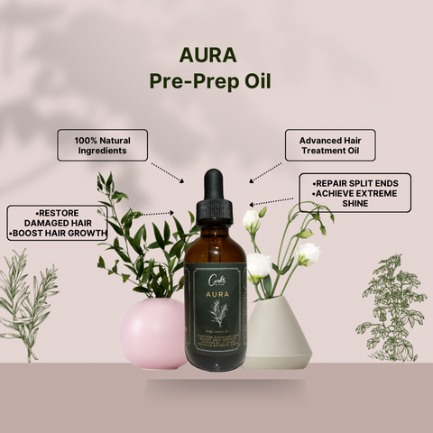 Pre-Prep Oil Treatment for Hair Loss & Damaged Hair  علاج زيت طبيعي لتساقط الشعر و للشعر التالف