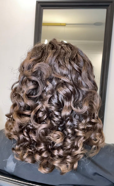 curl cut and stlying lessonجلسه تصفيف و تعلميه (down payment) عربون فقط