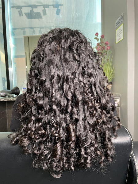 curl cut and stlying lessonجلسه تصفيف و تعلميه (down payment) عربون فقط