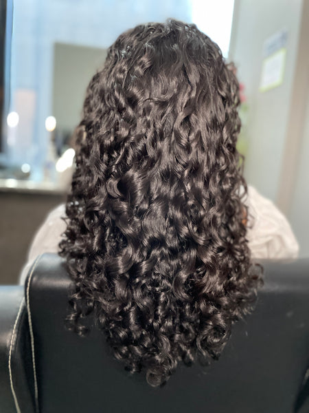 curl cut and stlying lessonجلسه تصفيف و تعلميه (down payment) عربون فقط